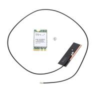 AW NB274NF Carte sans Fil NGFF M.2 WiFi Module pour Ordinateur Portable avec Bluetooth 4.0,300Mbps WiFi Puce Adaptateur, RTL8723DE sans Fil Carte Prend en Charge 7 8 10 (Pas d'antenne) (avec antenne)