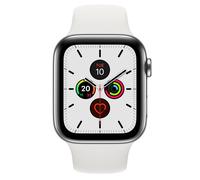 Aw S5 Cell 44mm Steel White Band