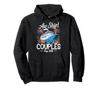 Aw Ship It's A Couples Trip 2026 Couple Match Cruise Trip Sweat à Capuche