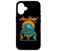 Aw Ship It's A Family Trip Shirt T-shirt de croisière Coque pour iPhone 16