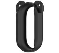 AWADUO Coque de protection en silicone compatible avec Insta360 GO2 - Sangle de cou - Résistante aux chocs - Boîtier intégral stabilisé - Accessoire de caméra d'action sportive (noir)