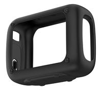 AWADUO Mini étui de transport en silicone compatible avec JBL GO5 - Coque de protection antichoc pour haut-parleur (noir)
