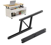 awagas 1 paire de mécanismes en acier pour table basse - Charge maximale : 165 mm - Hauteur de levage de la surface de travail - Ressort de charnière de meuble - Pour table basse