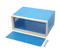 awagas Boîte de jonction en métal bleu, 250 x 190 x 110 mm, résistante à la corrosion, étanche, pour instruments, compteurs, équipements et systèmes de contrôle (250 x 190 x 110 mm)