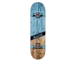 Awaï - Skateboard Découverte 31'' Bois - Double Tail - Wood - Dès 8 Ans