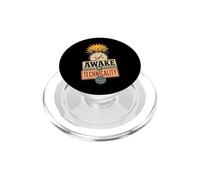 Awake by Technicality Humour Bureau PopSockets PopGrip pour MagSafe