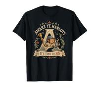 Awake Ye Harlots Time to Sin Drôle Imp Medieval Times Humour T-Shirt