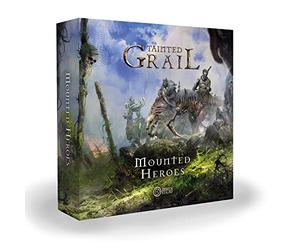Awaken Realms Tainted Grail Mounted Heroes Miniatures Component Upgrade,Jeu de stratégie de Survie,Jeu de Fantaisie pour Adultes,À partir de 14 Ans,Durée de Jeu Moyenne 2 à 3 Heures,Fabriqué