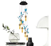 awakentti Carillons solaires d'extérieur - Carillons solaires à changement de couleur - Lumières LED mobiles - Pour la maison, les fêtes, les cours, etc