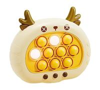 awakentti Jeu de poussée rapide, jeu de poussée rapide portable, décompression pour enfants autistes, machine de jeu de puzzle pour enfants de 3 à 7 ans, 8 à 12 ans (jaune)