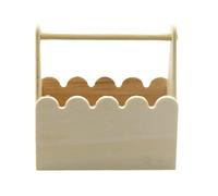 awakentti Petit panier vierge, panier créatif en bois pour enfants, garçons, filles, adolescents pour fête de mariage, réunion