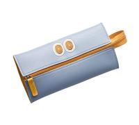 awakentti Trousse à crayons fine pour étudiants, sac de rangement à fermeture éclair, grande capacité pour adultes, femmes, hommes (C)