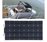 awallow 1 Kit Panneau Solaire 400 W pour Bateau, Chargeur de Batterie Solaire 12 V avec ContrôLeur de Charge éTanche 40 A et Interface Mc4, Utilisé pour Yacht, Camping-Car, Cabine