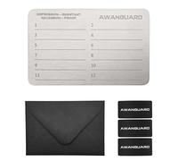 AWANGUARD - Portefeuille Crypto en Acier, Plaque Métallique Avec Phrase de Récupération, 1x24 SEED. Portefeuille Bitcoin hors Ligne. Seed Phrase, Crypto Wallet, Compatible Avec Tous les Portefeuilles.