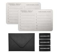 AWANGUARD - Portefeuille Crypto en Acier, Plaque Métallique Avec Phrase de Récupération de 2x24 SEED. Portefeuille Bitcoin hors Ligne. Seed Phrase Crytpo Wallet. Compatible Avec Tous les Portefeuilles