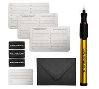 AWANGUARD Senator Basic - 3x24 SEED Phrase Portefeuille Bitcoin en Acier pour Cryptomonnaies Phrase de Récupération Compatible avec Tous les Portefeuilles de Cryptomonnaies