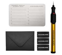 AWANGUARD Senator Core - 1x24 SEED Phrase Portefeuille Bitcoin en Acier pour Cryptomonnaies Phrase de Récupération Compatible avec Tous les Portefeuilles de Cryptomonnaies
