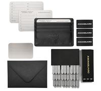 AWANGUARD Ultimate Basic Plus - Portefeuille Crypto en acier Bitcoin, Mnemonic Crypto Seed Phrase Storage Plates 3x24 Backup, Compatible avec Ledger, Trezor et TOUS les Portefeuille