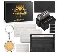AWANGUARD Ultimate - Portefeuille Crypto en acier Bitcoin, Mnemonic Crypto Seed Phrase Storage Plates 3x24 Backup, Cold Crypto Wallet Compatible avec Ledger, Trezor et TOUS les Portefeuilles
