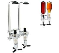 AWAOVV Lot de 2 distributeurs de vin et d'alcool avec bec verseur, support mural pour alcoolisées