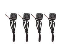 AWAOVV Lot de 4 mini interrupteurs momentanés noirs à bouton-poussoir marche/arrêt 12 V 24 V