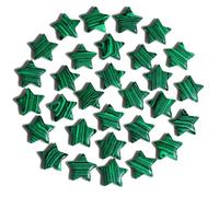 AWARDSEN 20PCS Malachite Pierres Naturelle Set Pierres Précieuses de Cristaux de Guérison étoilés Reiki Protection des Pierres Naturelle Polies Méditation Cristal