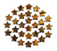 AWARDSEN 20PCS Oeil de Tigre Pierres Naturelle Set Pierres Précieuses de Cristaux de Guérison étoilés Reiki Protection des Pierres Naturelle Polies Méditation Cristal