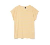 Aware T-shirt 'VMAva' jaune / gris, Taille L