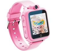 Awatty Montre Intelligente, Jouet Enfant 3 4 5 6 7 8 9 10 11 12 Ans, Caméra Rotative à 90°, 14 Jeux, Montre Connectée Garçon, Jeux Cadeaux Grands Fille Garçon