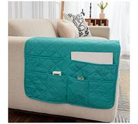 AWAV Poche de Lit Suspendu Organisateur de Chevet Canapé Accoudoirs Sac de Rangement de Lit pour canapé, Fauteuil inclinable, pour Ranger télécommande, téléphone Portable, Livre, Crayon (Vert)