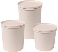 AWAVE® Boîte fraîcheur rPET 500/800/1.000 ml Set 3 pièces | Naturel