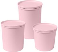 AWAVE® Boîte fraîcheur rPET 500/800/1.000 ml Set 3 pièces | Rose