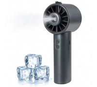 AWAVE ElecTrust Ventilateur Portable avec Eau et Batterie Rechargeable USB, 3 Vitesses, Brumisateur pour Bureau Voyage Camping, Noir