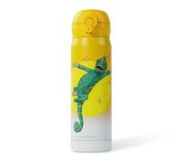 AWAVE® L'école des animaux magiques Gourde 380 ml Acier inoxydable | Jaune, Caspar