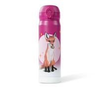 AWAVE L'école des animaux magiques Gourde en acier inoxydable 380 ml rouge baie Rabbat Bouteille d'eau gazéifiée Bouteille thermos anti-fuite
