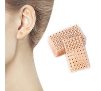 AWAVM 10 feuilles de 600 autocollants d'acupoint d'oreille Massage d'acupoint d'oreille jetable, massage de la zone réflexe de l'oreille, pilules de pression auriculaire