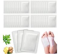 AWAVM Patch Detox Pieds 30 PCS (3x10) - Patch Style pour Détox Profonde, Élimination des Toxines et Perte de Poids, Formule 100% Naturelle au Charbon de Bambou