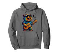 Awawa Rock Hyrax Joue Ukulélé Guitare Rainbow Hippie Drôle Sweat à Capuche
