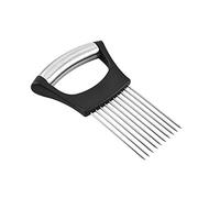 Awayhall Oignon Holder Pommes Hachoir Support D'oignon Outils Coupe Tranche Cutter Slicer Gadget Fourchette d'acier Inoxydable Slicing Cuisine Outil D'Gadget Coupe Chopper