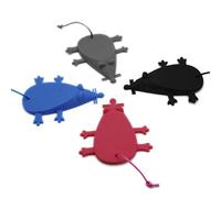 Awayhall Silicone Souris Porte Bouchon Arrêt Porte Stop Silicone Porte Stopper Porte Arrêts Caoutchouc Animal Mignon en Forme Souris Butée Porte en Caoutchouc Silicone