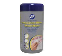 [AWBW100T] AF Boite de 100 lingettes pré-imprégnées pour tableaux blancs inte...