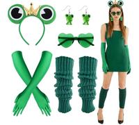 AWCIGG Costume de grenouille pour adulte - Serre-tête de grenouille - Accessoire de cheveux pour carnaval, fête à thème