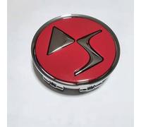 AWCYRHI 4 Pièces Cache-Moyeu, pour DS3 DS4 DS5LS DS5 DS6 DS7 DS9 Centre de Jante Capuchons Badge Enjoliveurs Moyeu Décoration Accessoires,Red