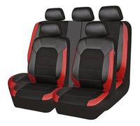 AWCYRHI 9 Pièces Set Complet Housses De Siège Voiture, pour Dacia Sandero 3/Stepway 3/Dacia Jogger 2021-2024 2025 2026 Housses de Siège de Voiture,Nonslip Confortable,Interieur Accessoire,A/Red