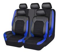 AWCYRHI 9 Pièces Set Complet Housses De Siège Voiture, pour Dacia Sandero 3/Stepway 3/Dacia Jogger 2021-2024 2025 2026 Housses de Siège de Voiture,Nonslip Confortable,Interieur Accessoire,C/Blue