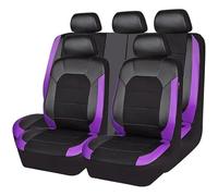 AWCYRHI 9 Pièces Set Complet Housses De Siège Voiture, pour Dacia Sandero 3/Stepway 3/Dacia Jogger 2021-2024 2025 2026 Housses de Siège de Voiture,Nonslip Confortable,Interieur Accessoire,E/Purple