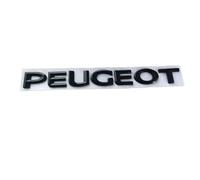 AWCYRHI Emblème Logo Voiture, pour Peugeot Partner 2008-2023,Lettres Insigne Autocollant,Extérieur Décoration Accessoires,Black