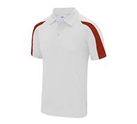 AWDis Cool Contrast Polo - Blanc - X-Large