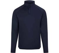 AWDis Cool - Haut avec fermeture éclair courte pour hommes - Actif RW10673 (XS) (Bleu foncé)