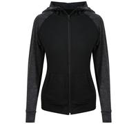 Awdis Femmes Refroidir Wicking Respirant Contraste Zoodie Haut à Capuche